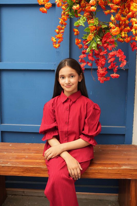 Red Petal CO-ORD Set
