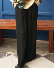 Midnight Flow Wide-Leg Trousers