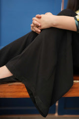Midnight Flow Wide-Leg Trousers