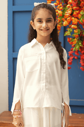 White Textured shirt