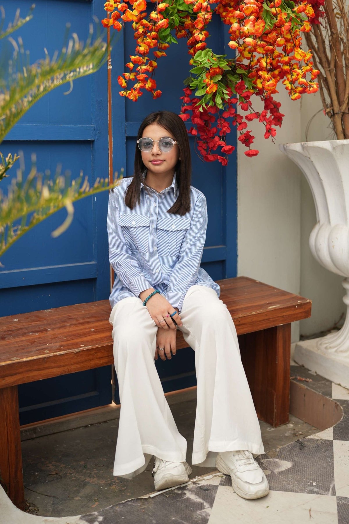 Sky Stripe Classic Shirt