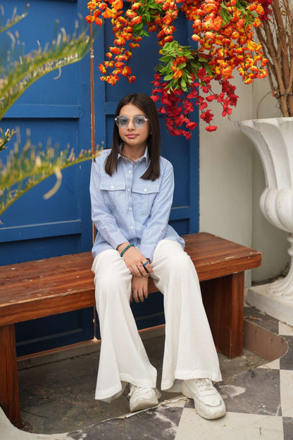 Sky Stripe Classic Shirt