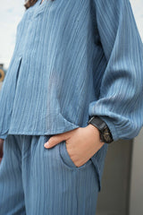 Steel Blue CO-ORD Set